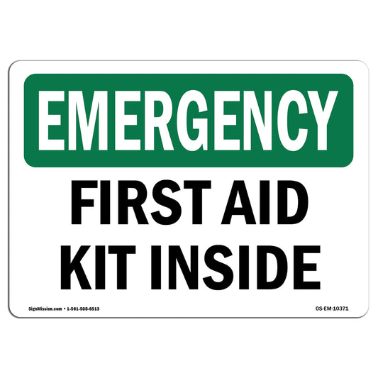 Emergency First Aid Kit Inside